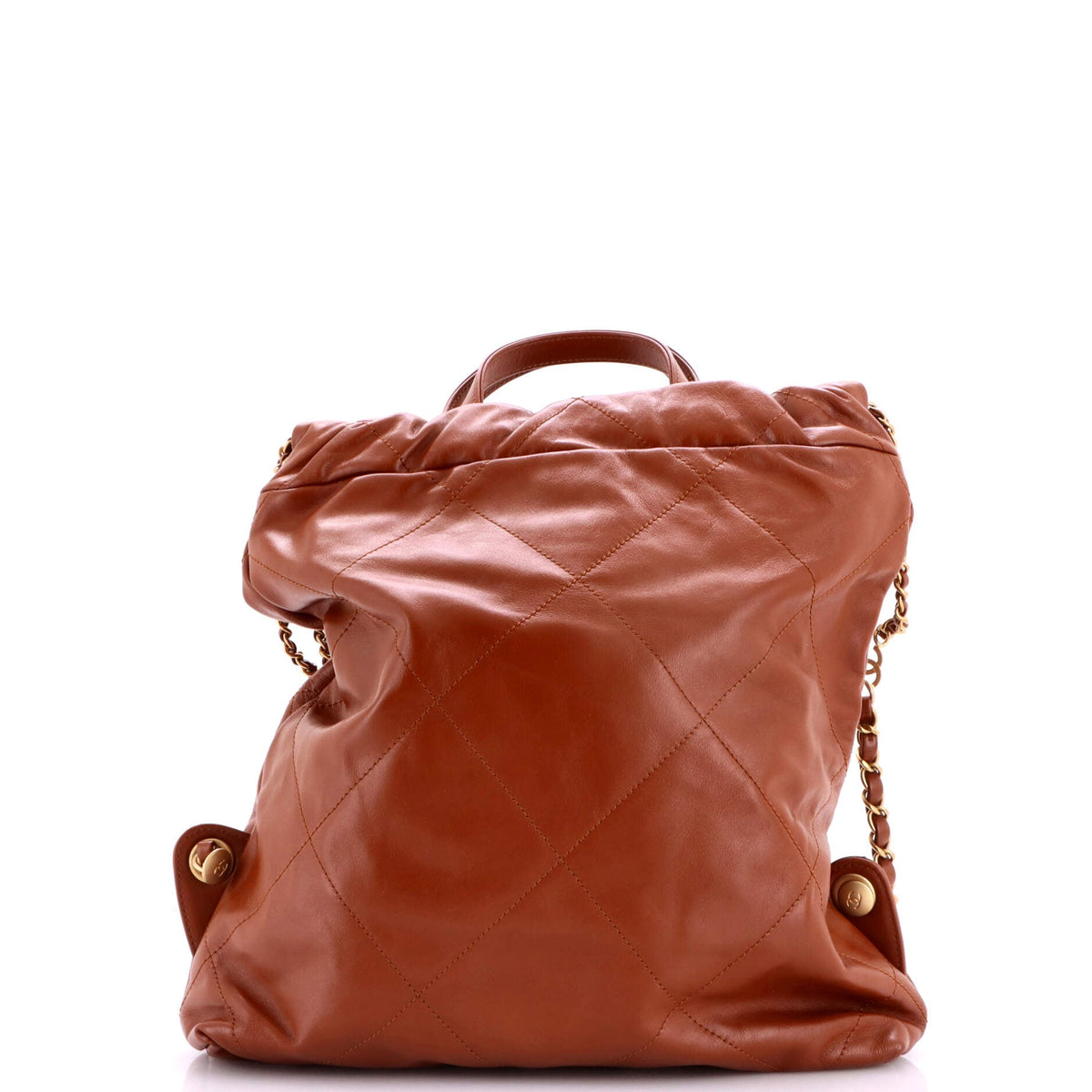 22 Chain Backpack Quilted Calfskin Medium