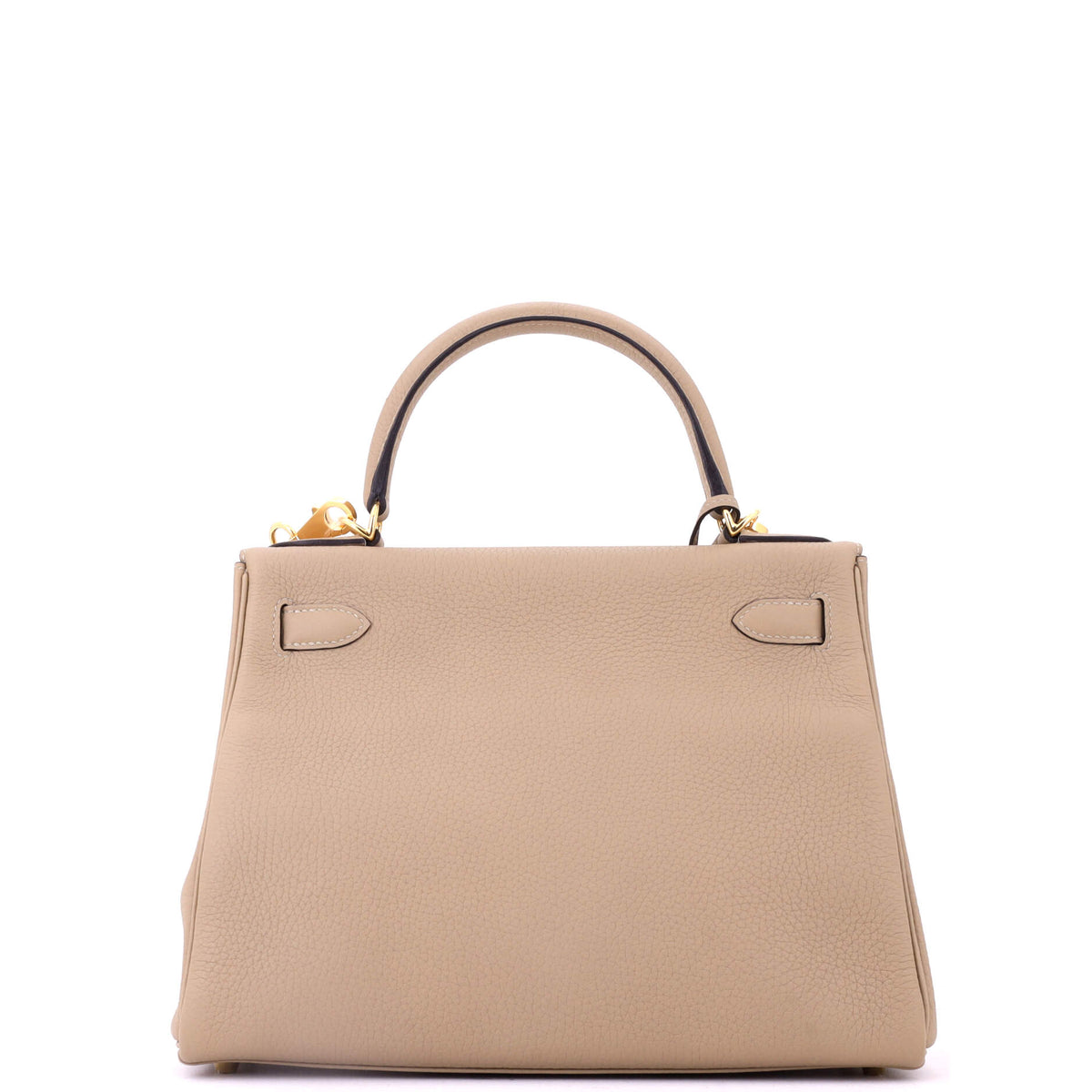Kelly Handbag Trench Clemence with Gold Hardware 28