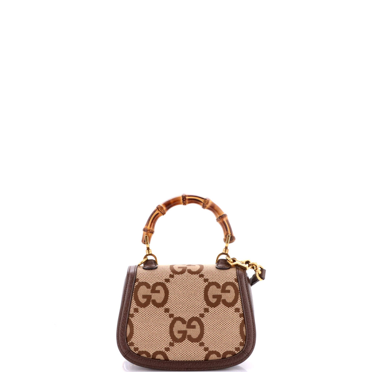 Bamboo 1947 Top Handle Bag Jumbo GG Canvas Mini