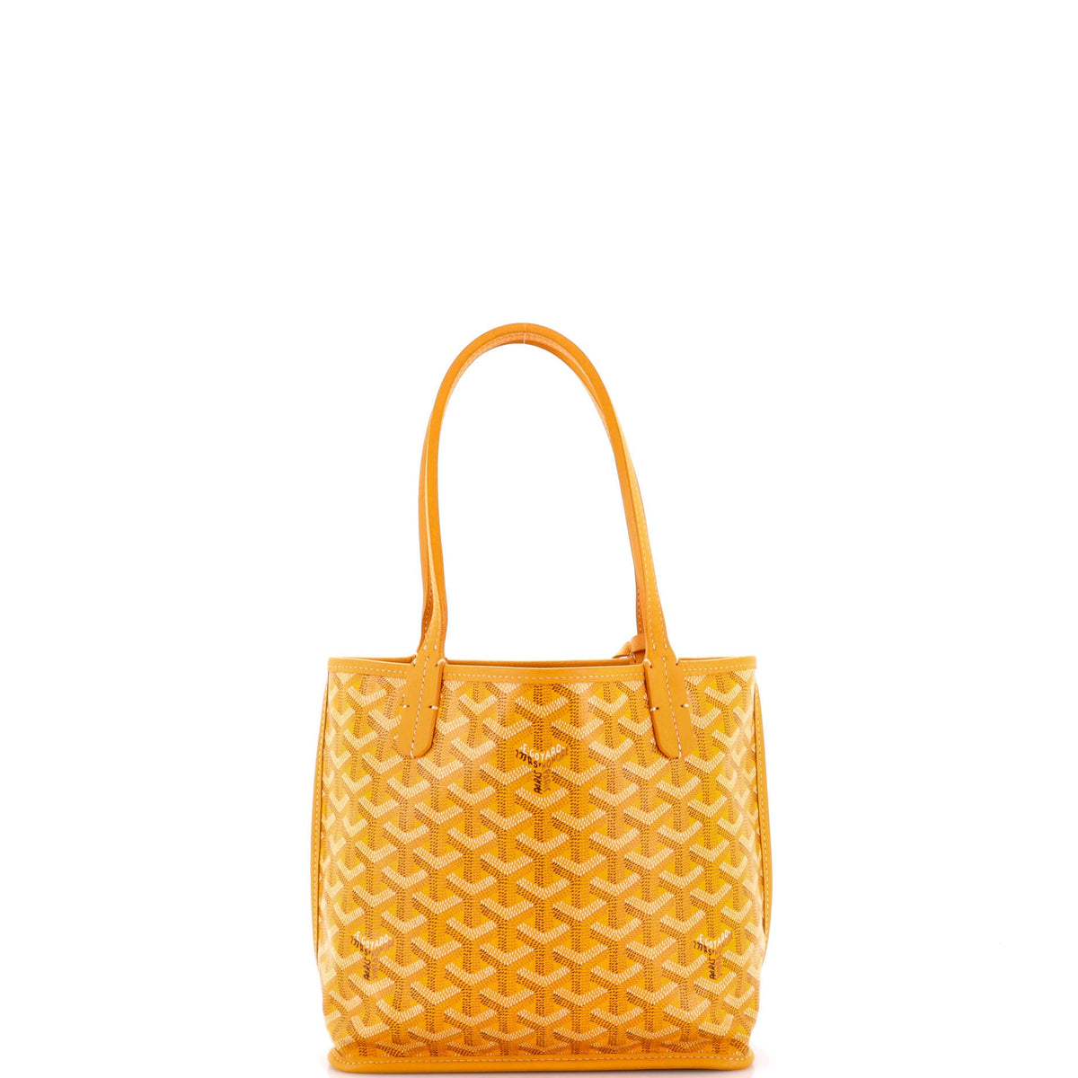Anjou Reversible Tote Coated Canvas Mini