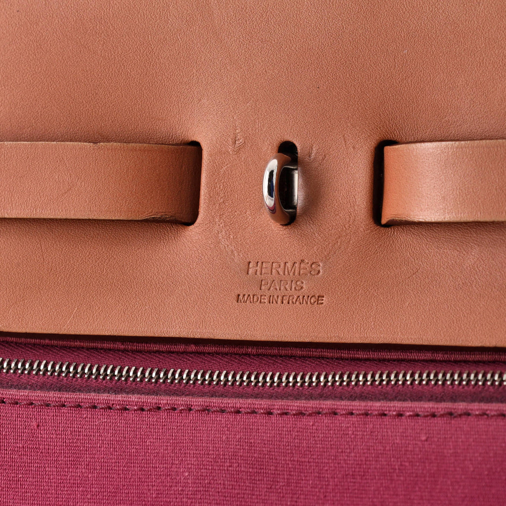 Herbag Zip Leather and Toile 39