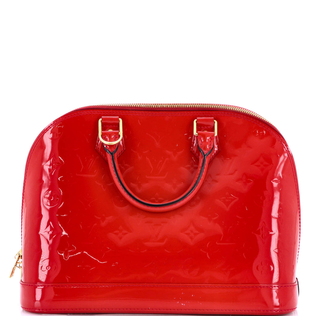 Alma Handbag Monogram Vernis PM