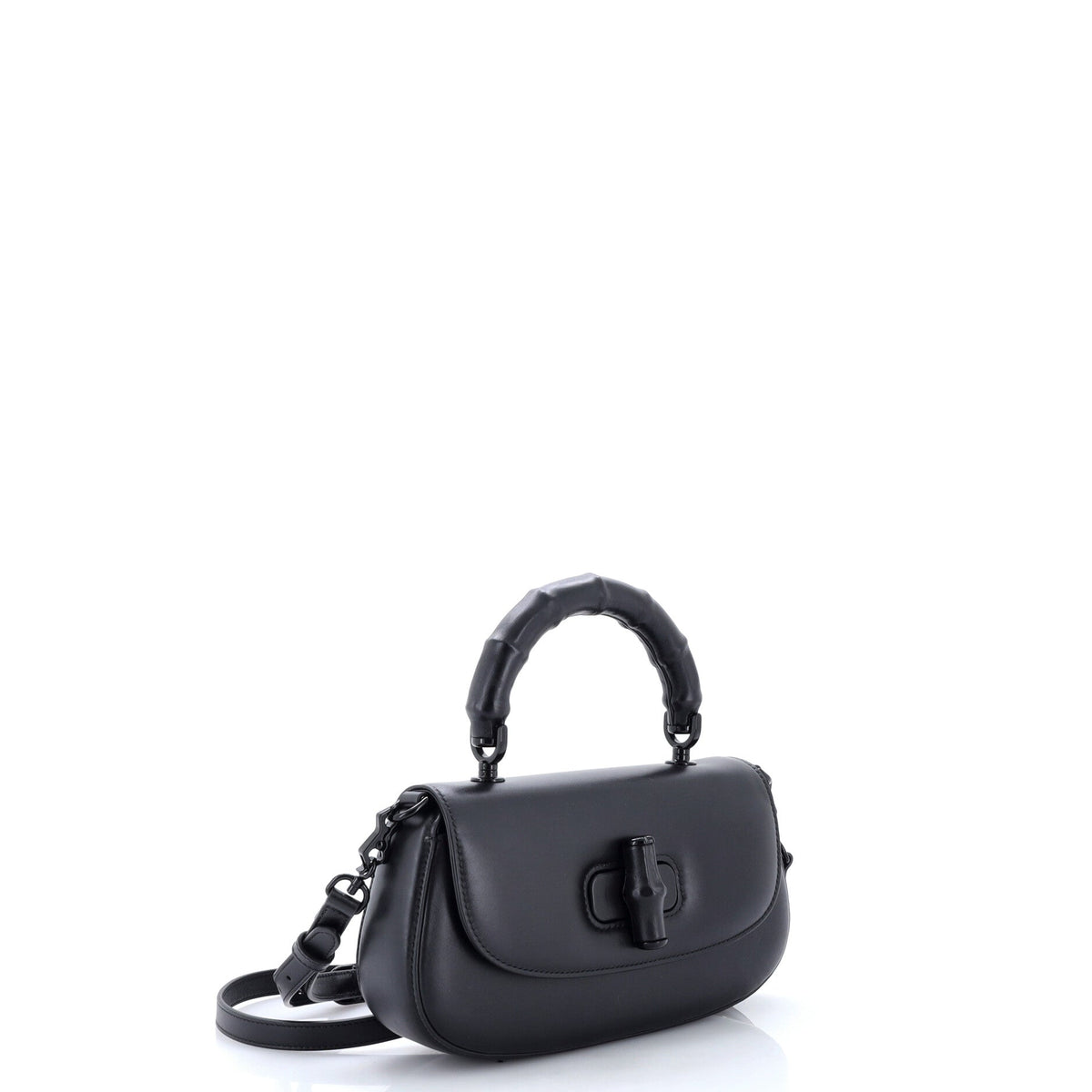 Bamboo Diva Top Handle Bag Leather Medium
