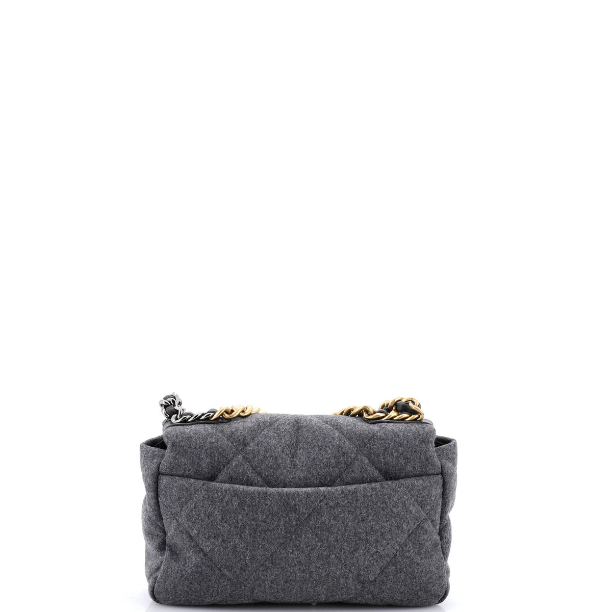 19 Flap Bag Quilted Wool Medium