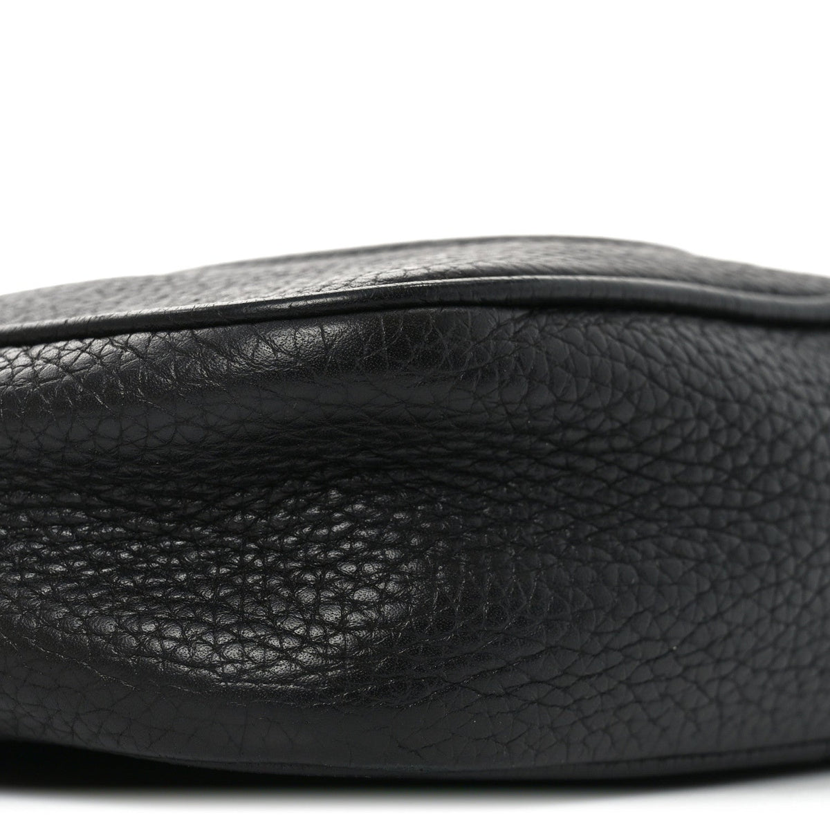 Pebbled Calfskin Mini Soho Disco Bag Black