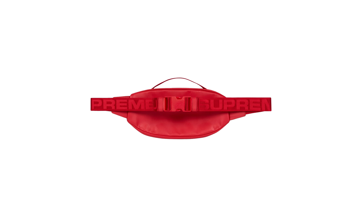 Leather Waist Bag "FW23 - Red" SU25608