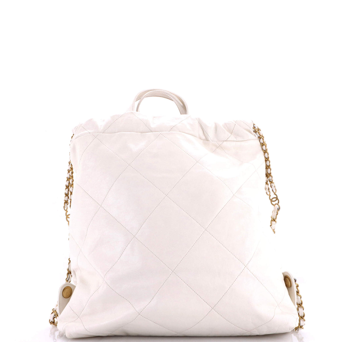 22 Chain Backpack Quilted Calfskin Large