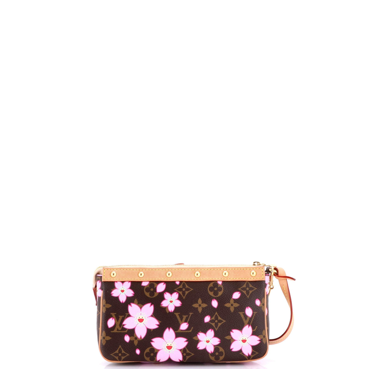 x Takashi Murakami Pochette Accessoires NM Limited Edition Cherry Blossom Monogram