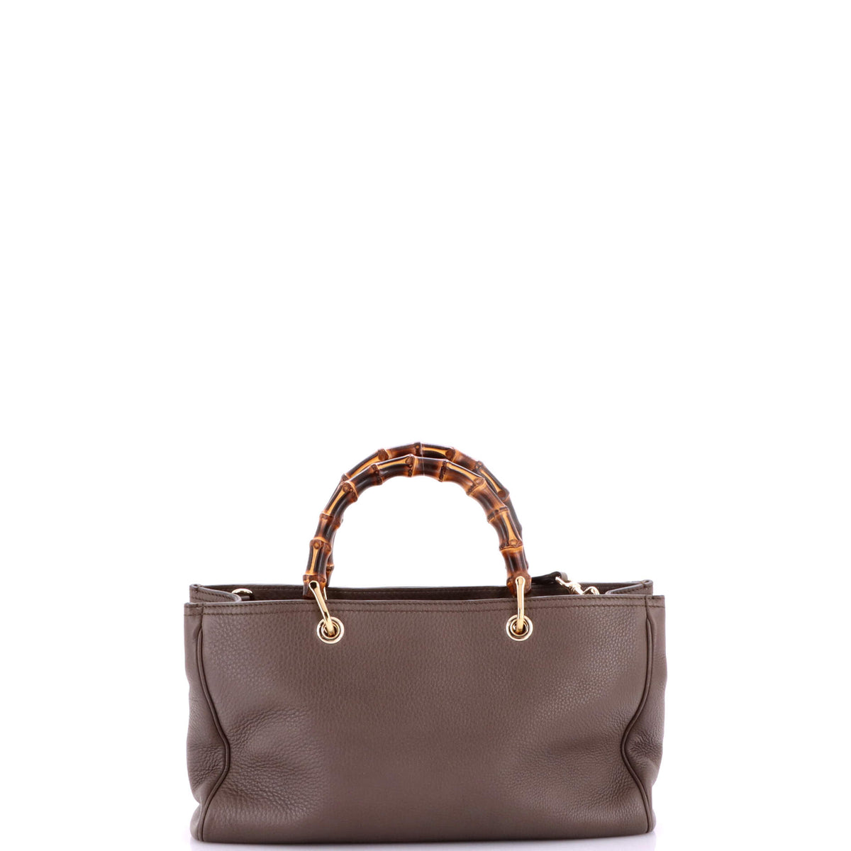 Bamboo Shopper Tote Leather Medium