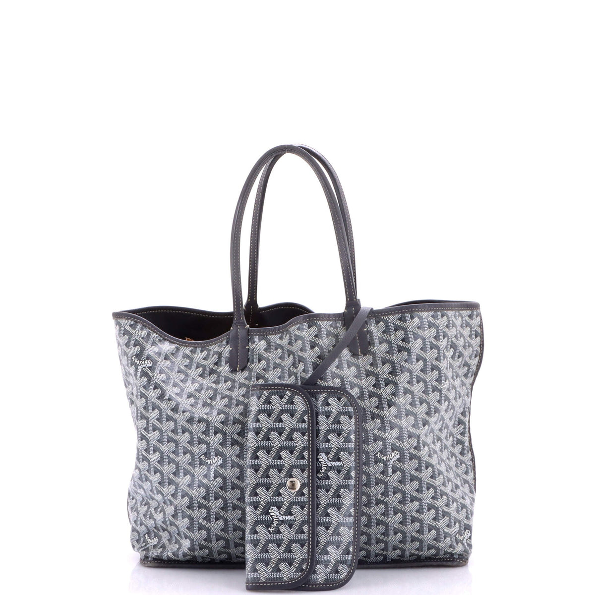 Anjou Reversible Tote Coated Canvas PM