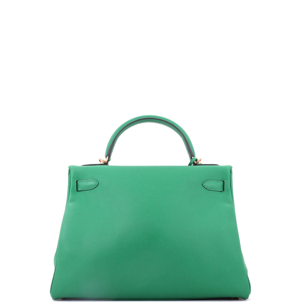 Kelly Handbag Menthe Evercolor with Gold Hardware 32