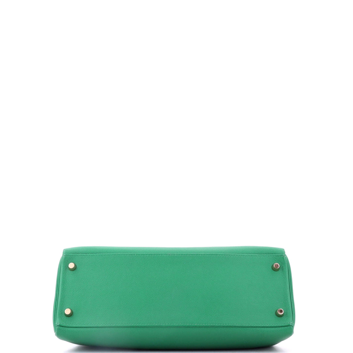 Kelly Handbag Menthe Evercolor with Gold Hardware 32