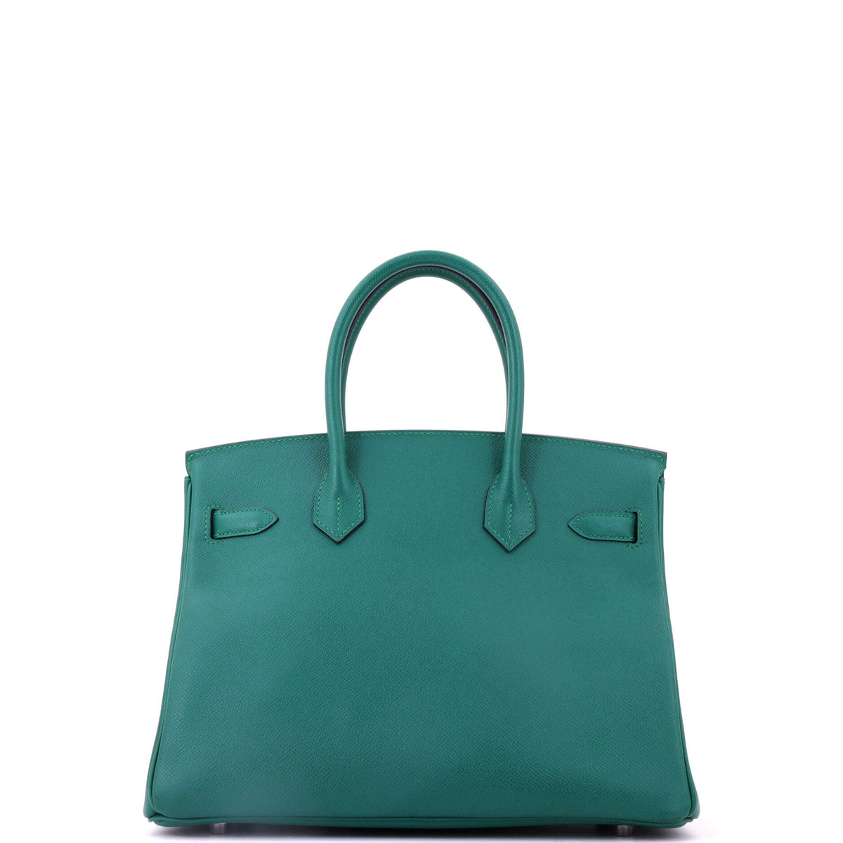Birkin Handbag Malachite Epsom with Palladium Hardware 30