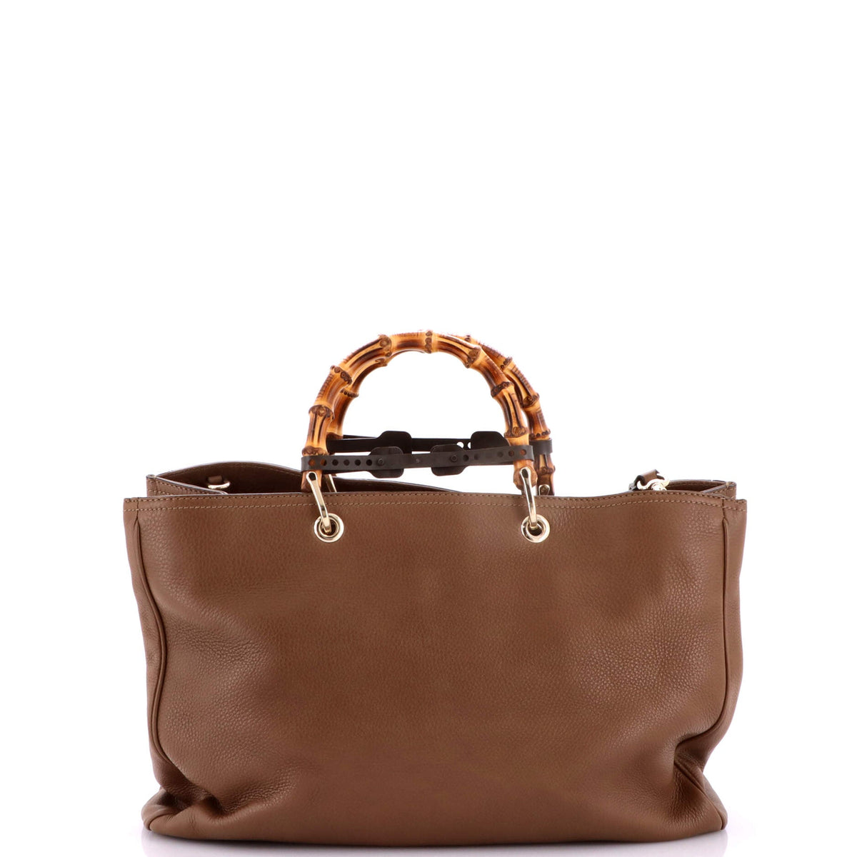 Bamboo Shopper Tote Leather Large