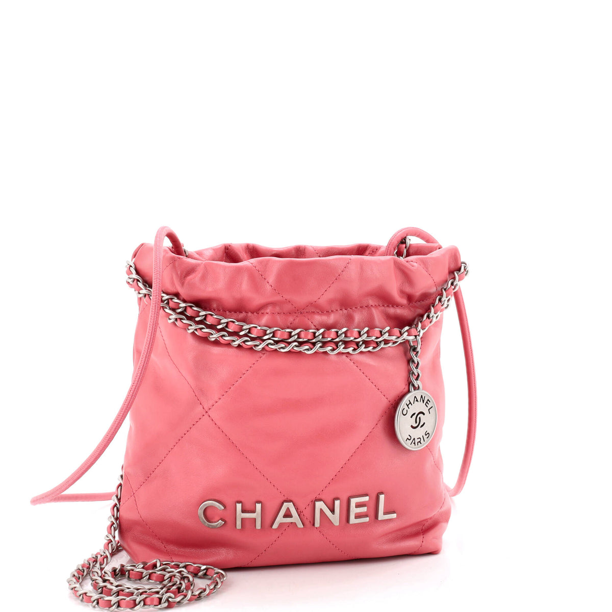 22 Chain Hobo Quilted Calfskin Mini