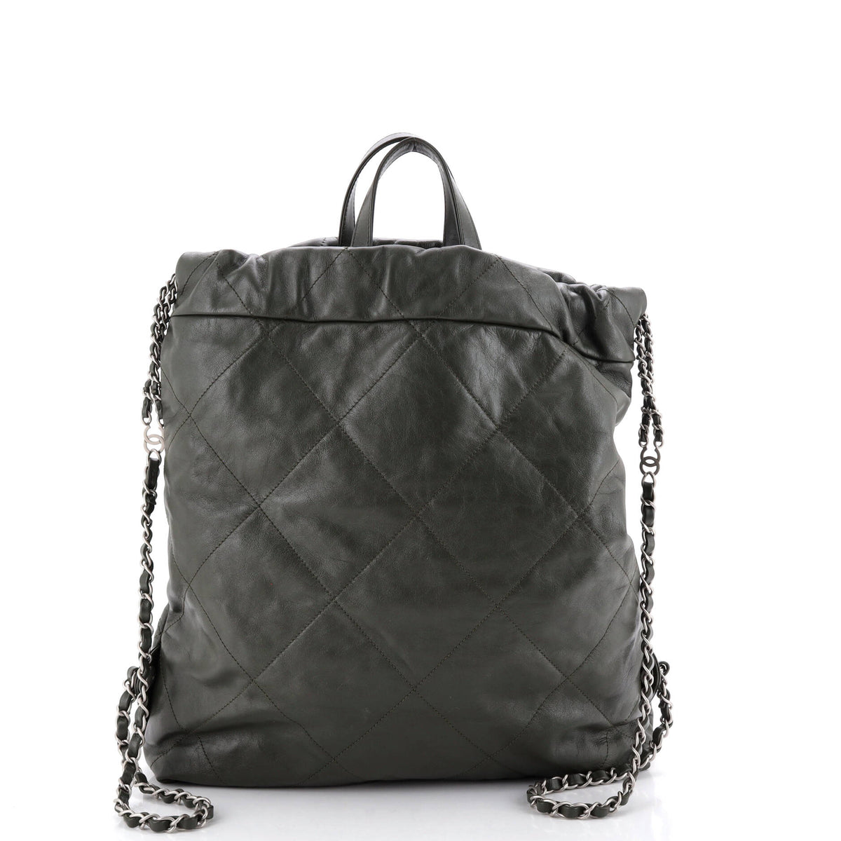 22 Chain Backpack Quilted Calfskin Large