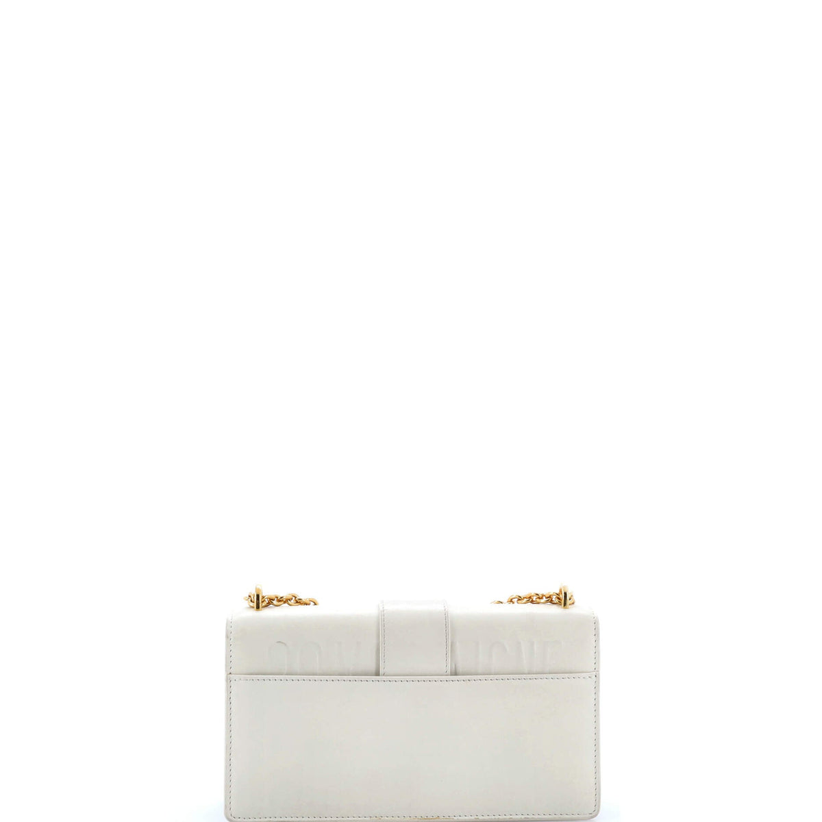 30 Montaigne Chain Flap Bag Leather East West