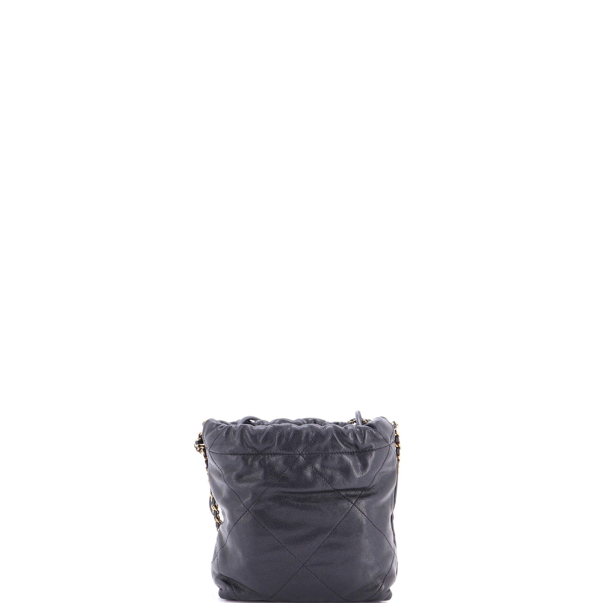 22 Chain Hobo Quilted Caviar Mini