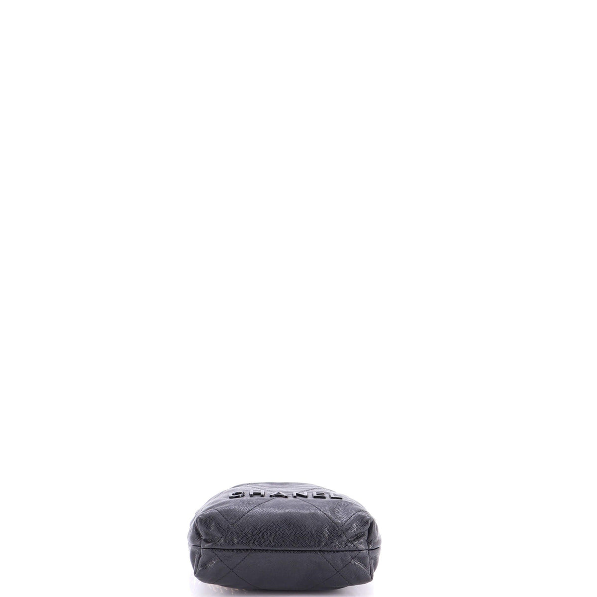 22 Chain Hobo Quilted Caviar Mini