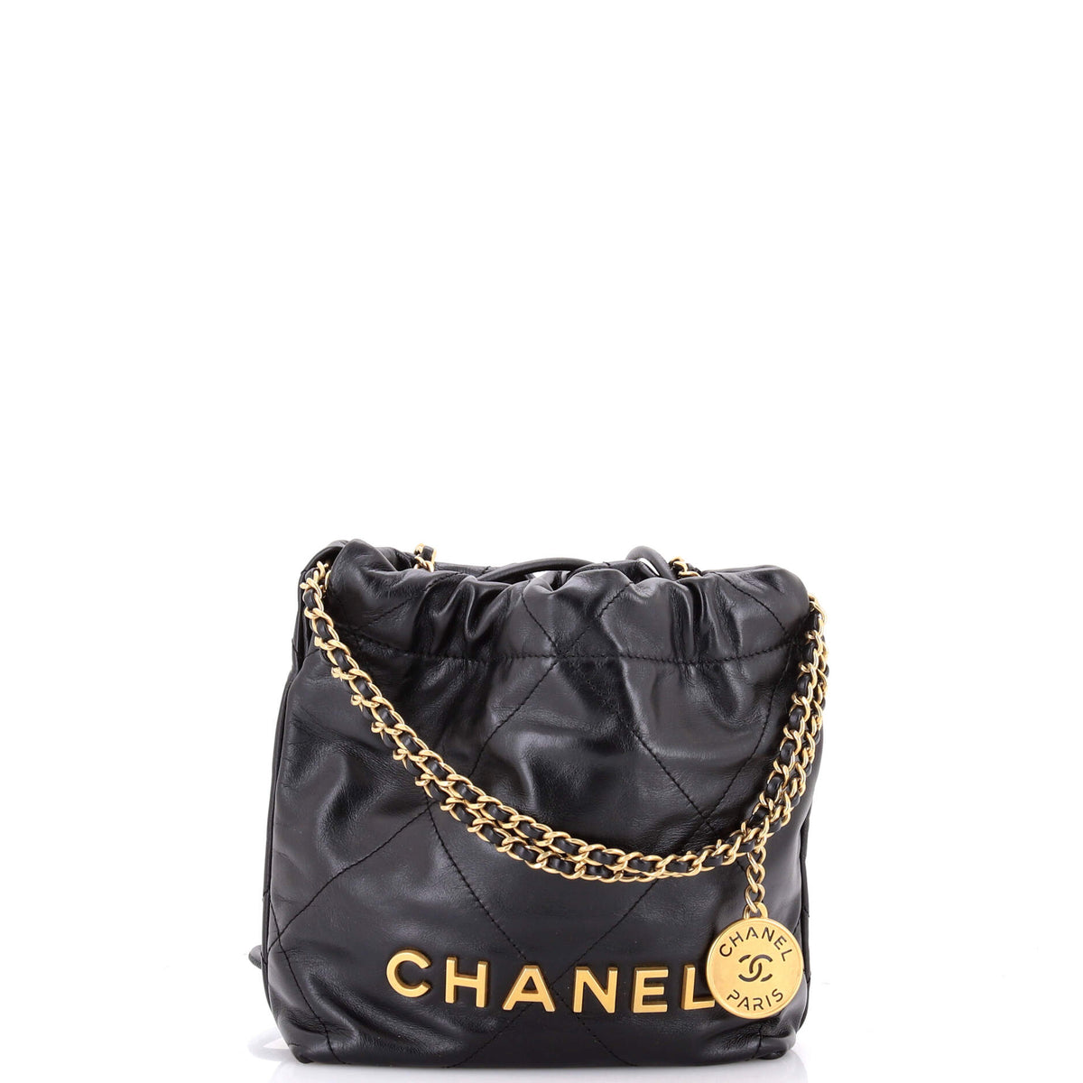 22 Chain Hobo Quilted Calfskin Mini