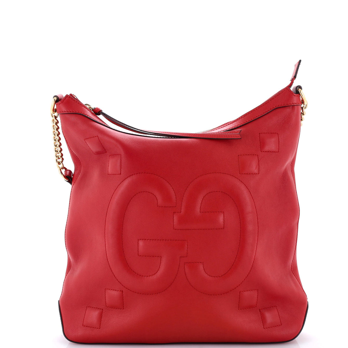 Apollo Hobo GG Embossed Calfskin Medium