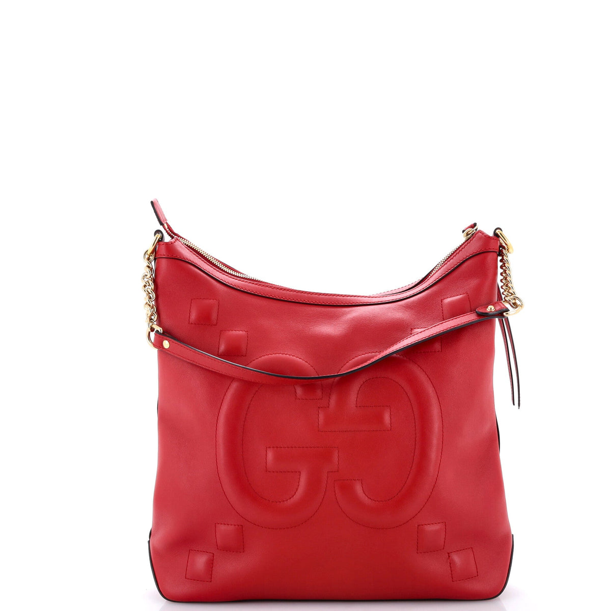 Apollo Hobo GG Embossed Calfskin Medium