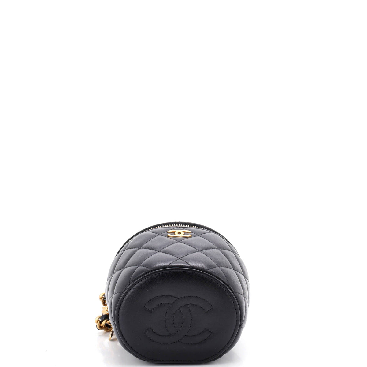 Afternoon Tea Vanity Bucket Bag Quilted Lambskin Mini