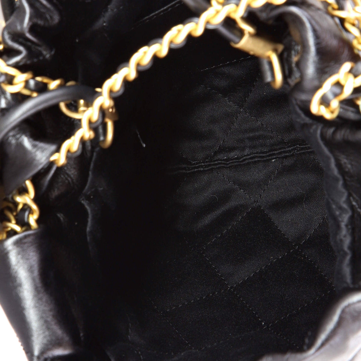 22 Chain Hobo Quilted Calfskin with Pearl Chain Mini