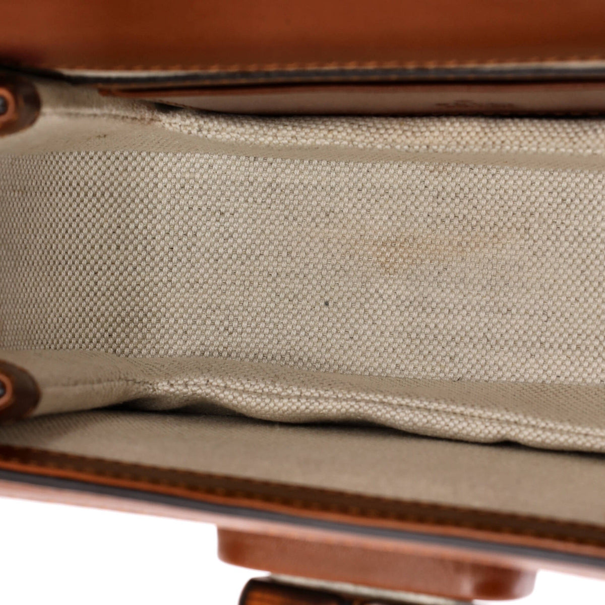 Bamboo 1947 Top Handle Bag Crystal Embellished GG Canvas Mini