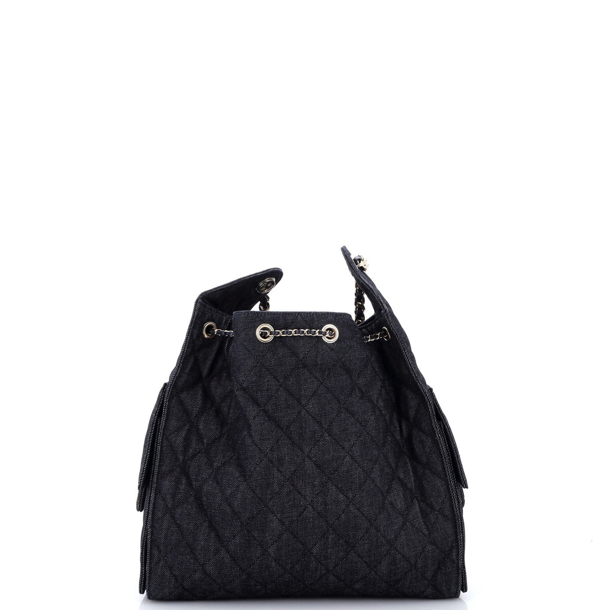 25 Hobo Bag Quilted Denim Medium