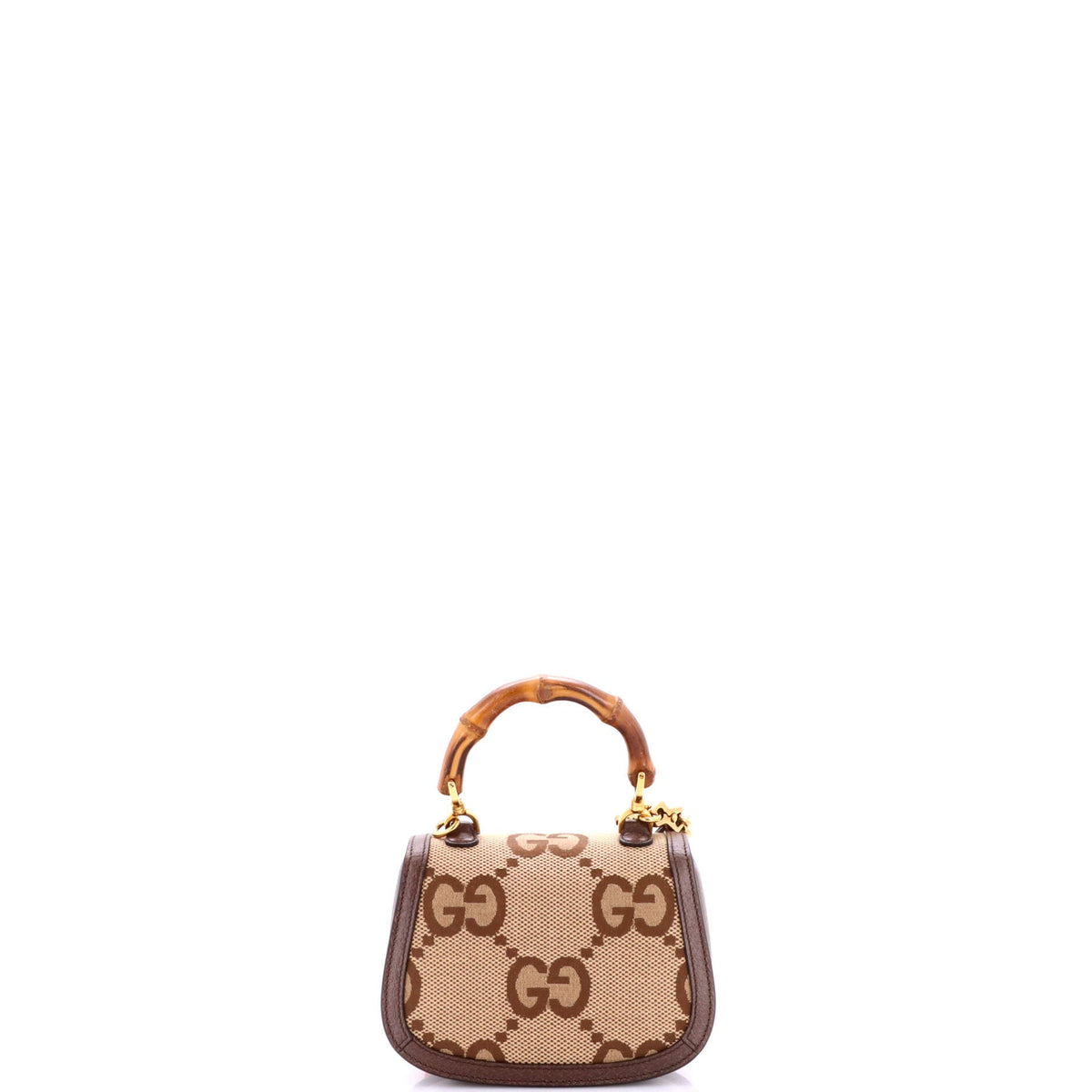 Bamboo 1947 Top Handle Bag Jumbo GG Canvas Mini