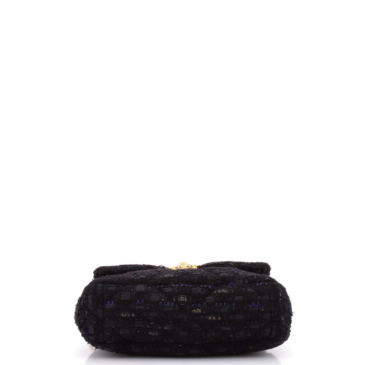 19 Flap Bag Quilted Tweed and Ribbon Medium