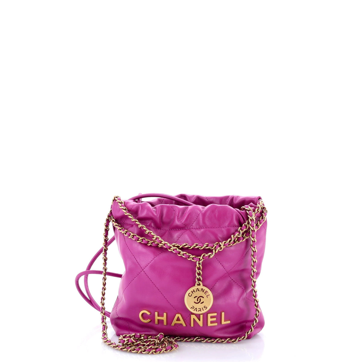 22 Chain Hobo Quilted Calfskin Mini