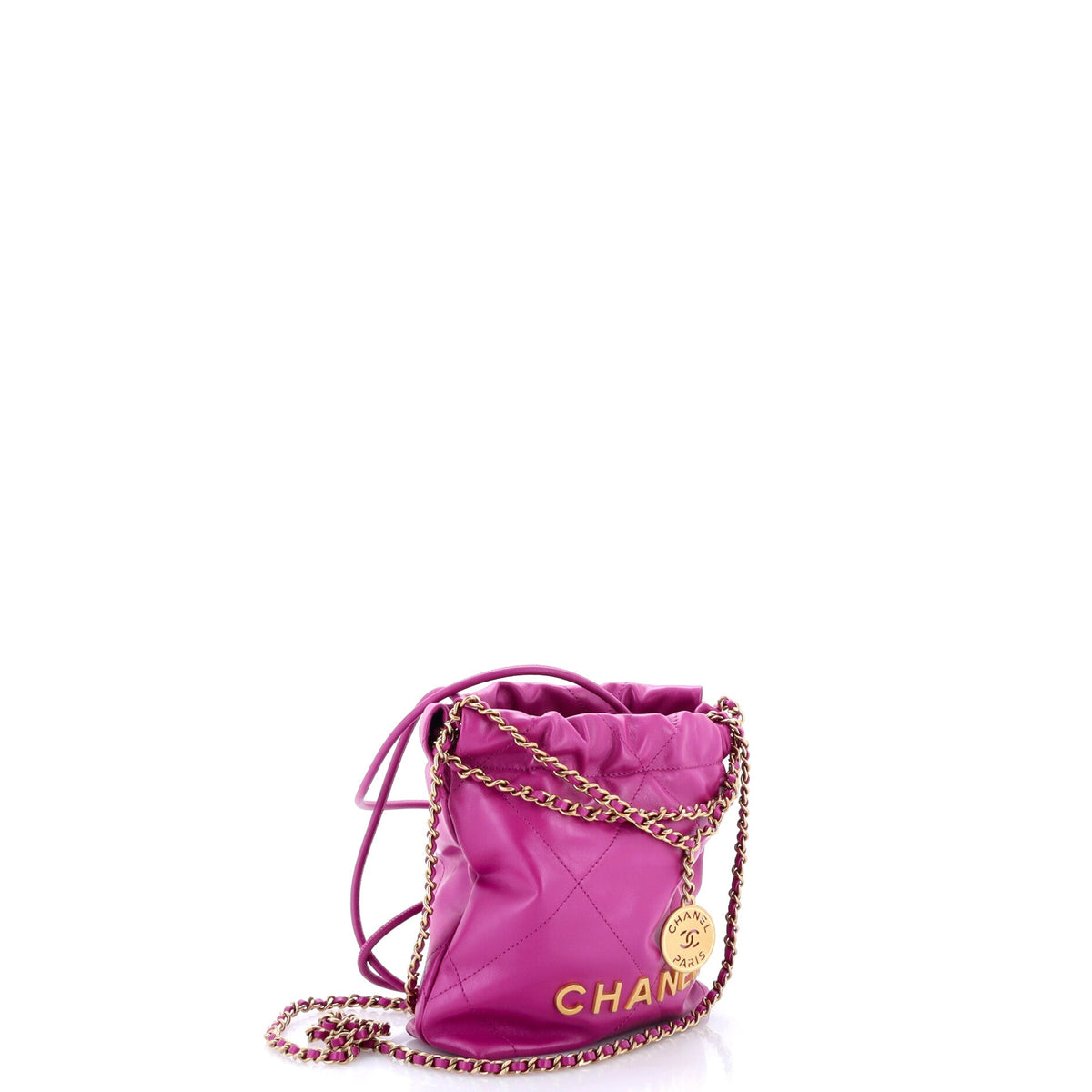 22 Chain Hobo Quilted Calfskin Mini