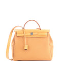 Herbag Zip Verso Leather and Toile 31