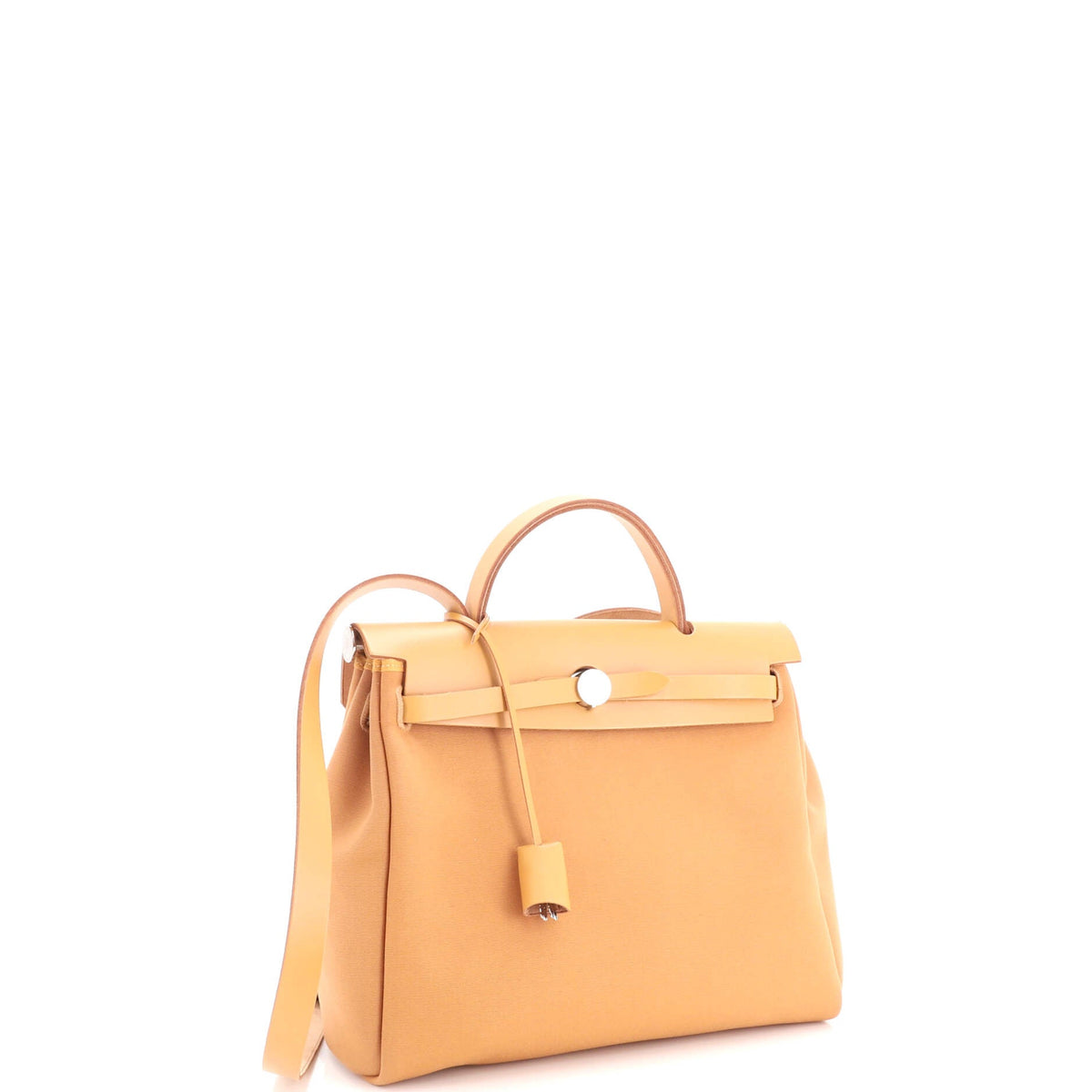 Herbag Zip Verso Leather and Toile 31