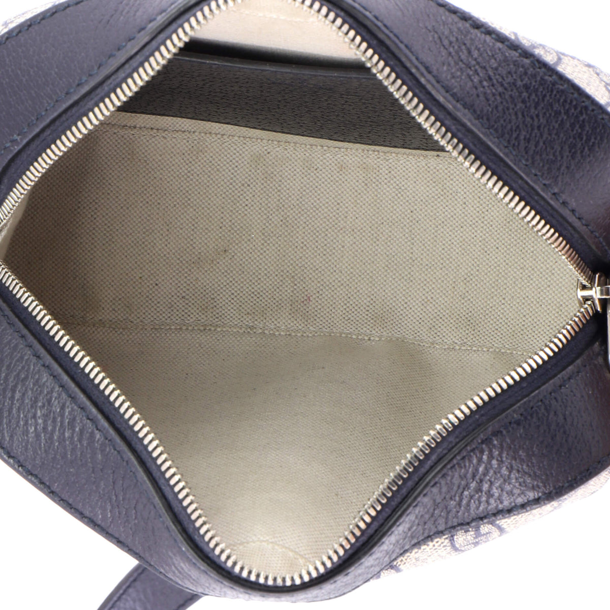 Ophidia Camera Shoulder Bag GG Coated Canvas with Leather Small
