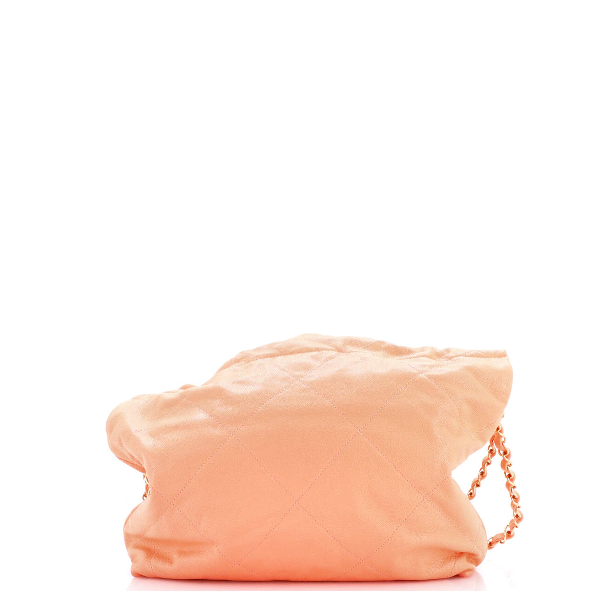 22 Chain Hobo Quilted Caviar Small
