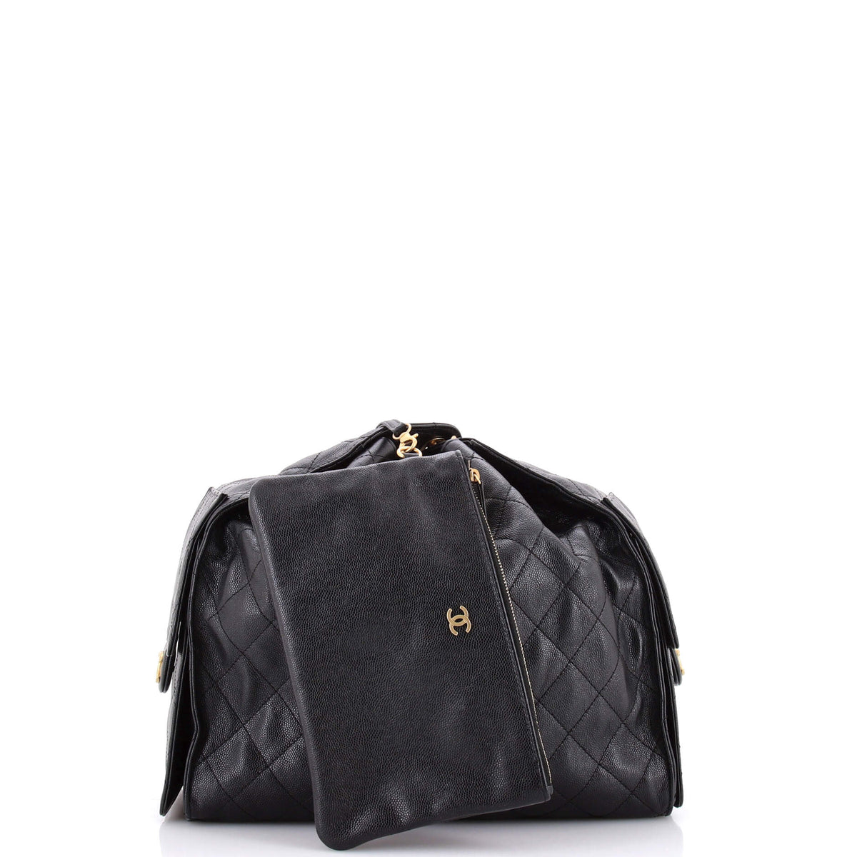 25 Hobo Bag Quilted Caviar Medium