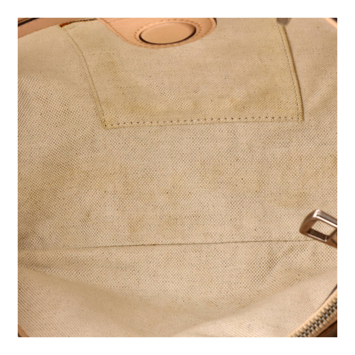 Bamboo Shopper Tote Blooms Print Leather Medium