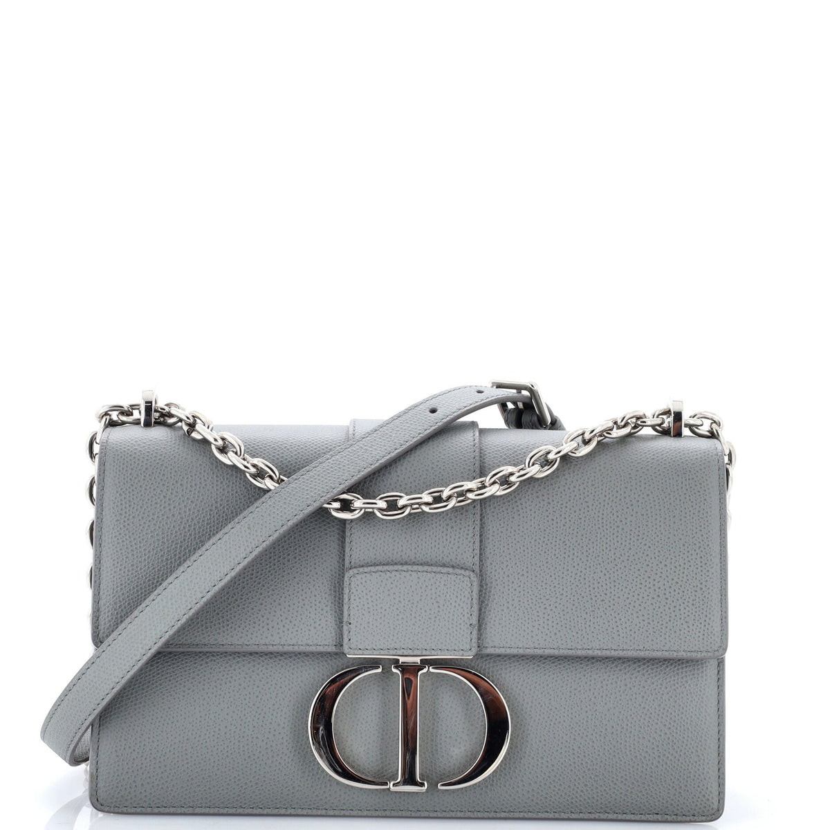 30 Montaigne Chain Flap Bag Leather