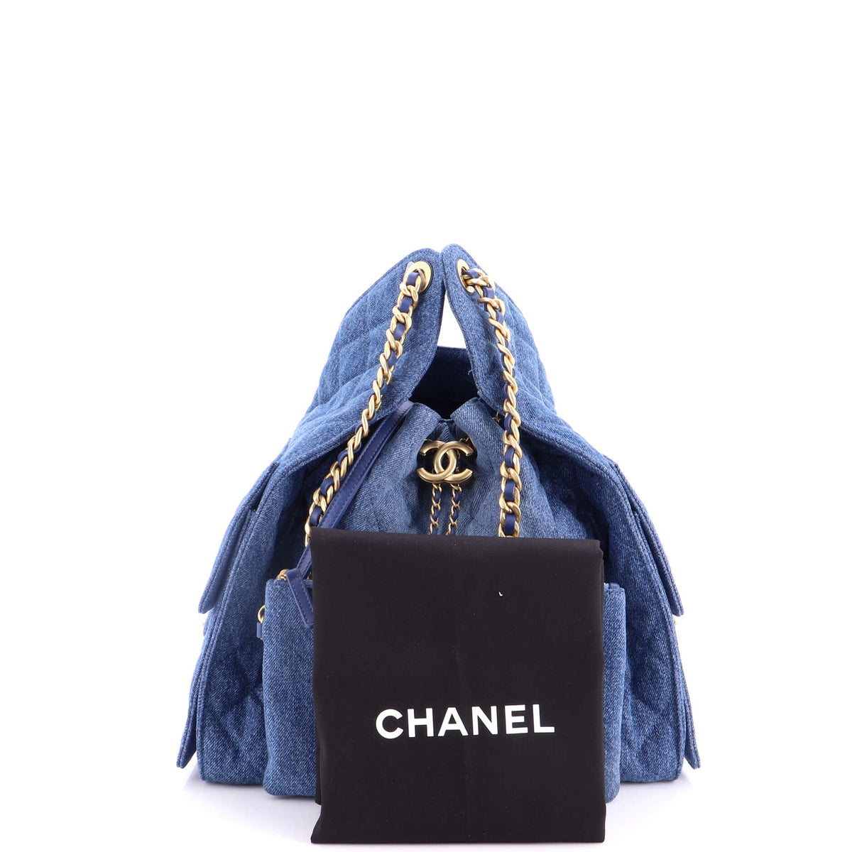 25 Hobo Bag Quilted Denim Medium