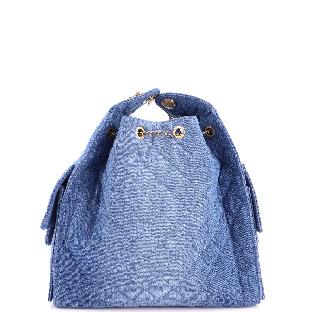 25 Hobo Bag Quilted Denim Medium