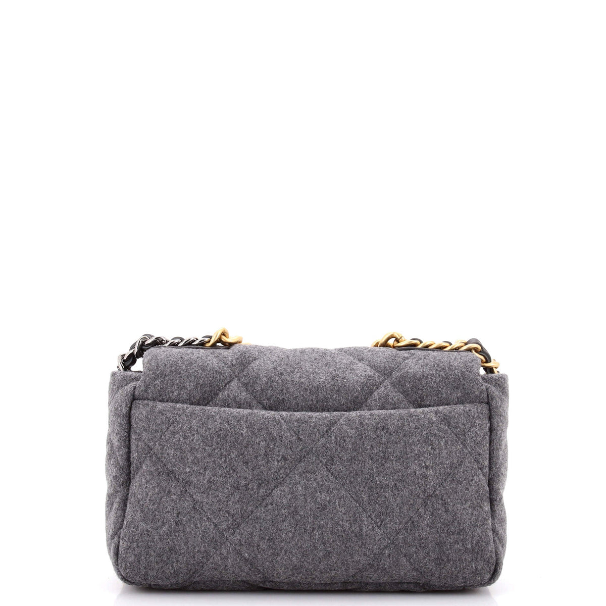 19 Flap Bag Quilted Wool Medium