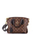 Flower Zipped Tote Monogram Canvas PM