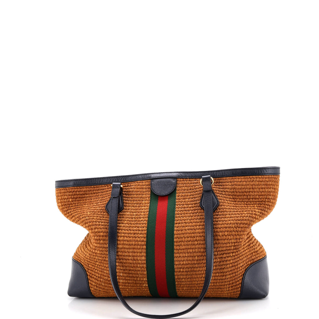 Ophidia Shopping Tote Straw Medium
