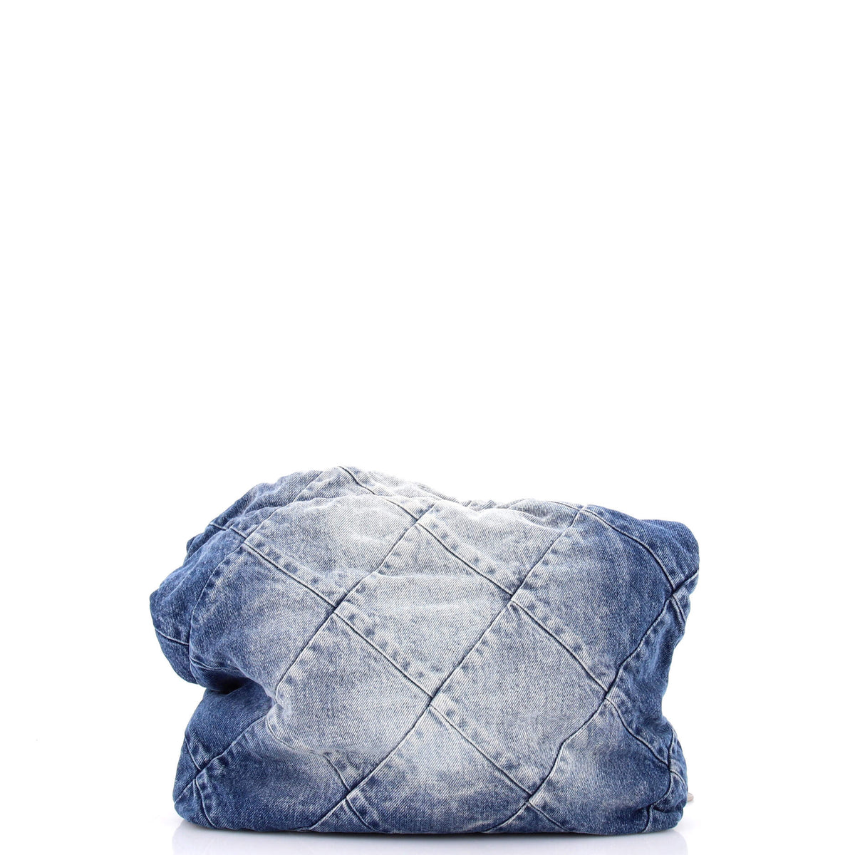 22 Chain Hobo Quilted Denim Small