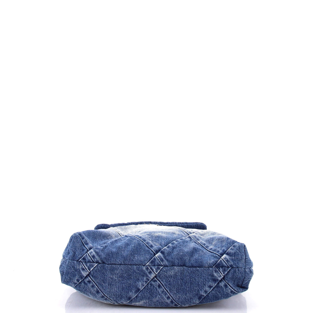 22 Chain Hobo Quilted Denim Small