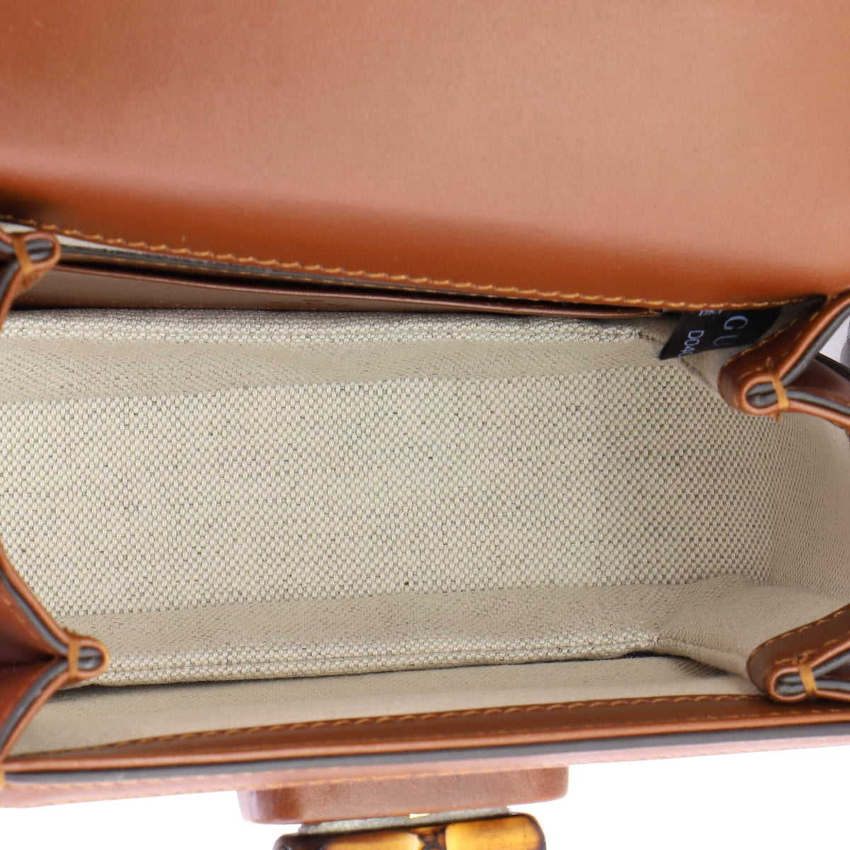 Bamboo 1947 Top Handle Bag Crystal Embellished GG Canvas Mini