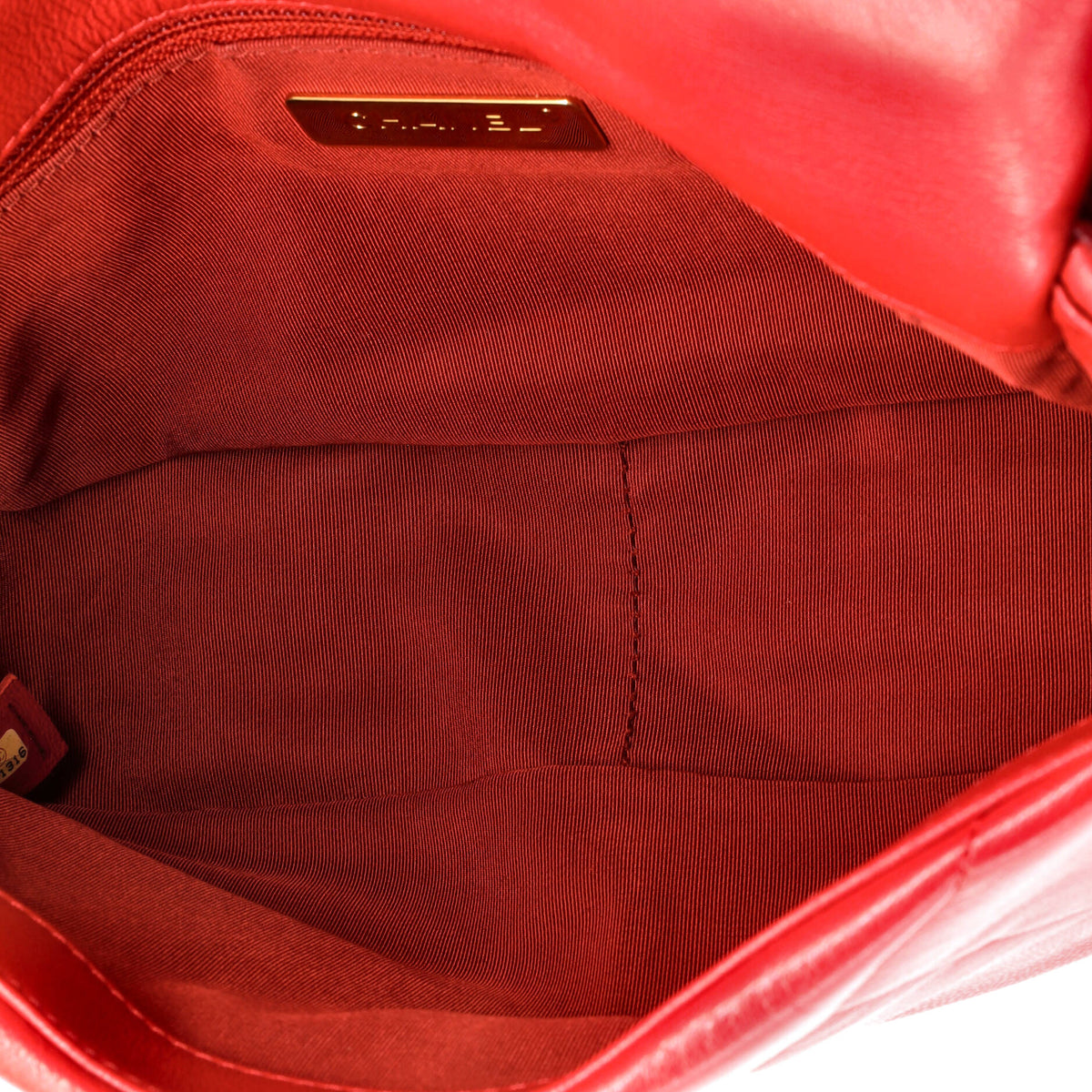 19 Flap Bag Quilted Leather Medium